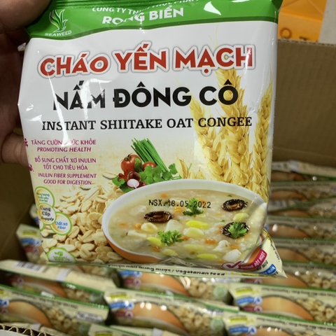 Cháo yến mạch nấm đông cô gói 50g