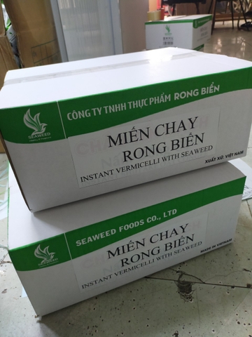 Miến chay rong biển nấm SEAWEED thùng 30 gói 55g