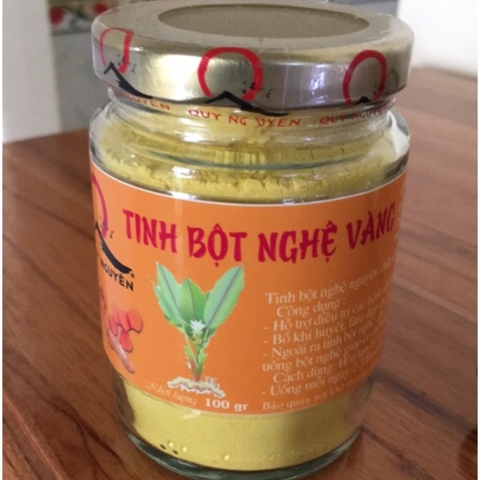 Tinh Bột Nghệ Vàng Quy Nguyên 100gram