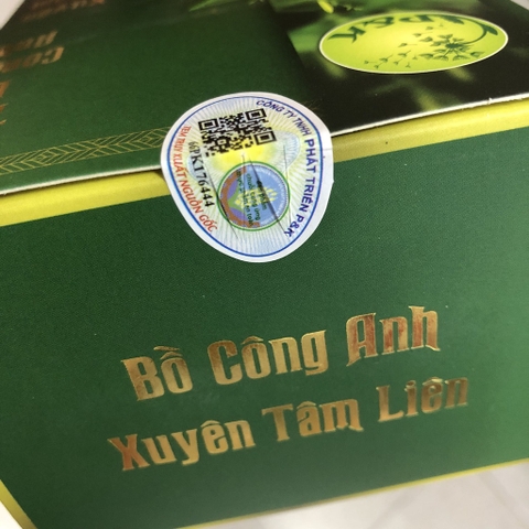 Trà Bồ Công Anh Xuyên Tâm Liên - Tăng đề kháng hộp 40 túi lọc
