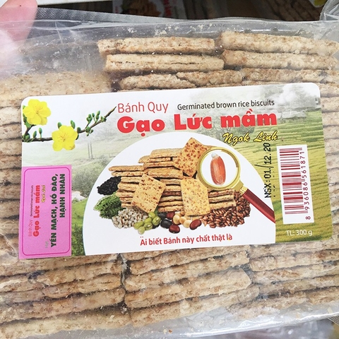 Bánh quy gạo lứt mầm Ngok Linh 300g