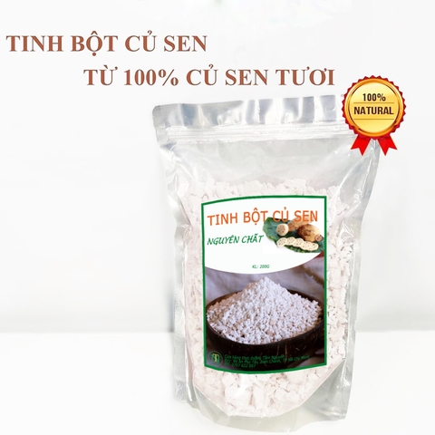 Tinh bột củ sen TN 200g- thanh mát giải nhiệt cơ thể