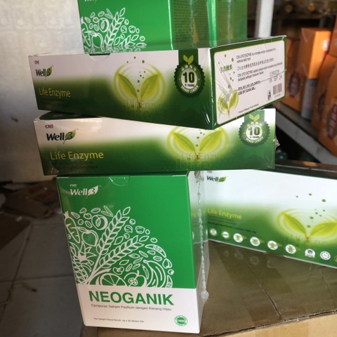 Bộ sản phẩm chăm sóc sức khỏe( 2 hộp Enzyme + 1 hộp Organik)-Hàng chính hãng CNI VN
