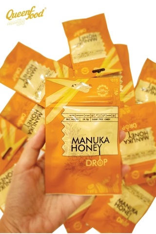Kẹo Gừng Sả Mật Ong Manuka đường kiêng OnLy Nature túi 5 viên