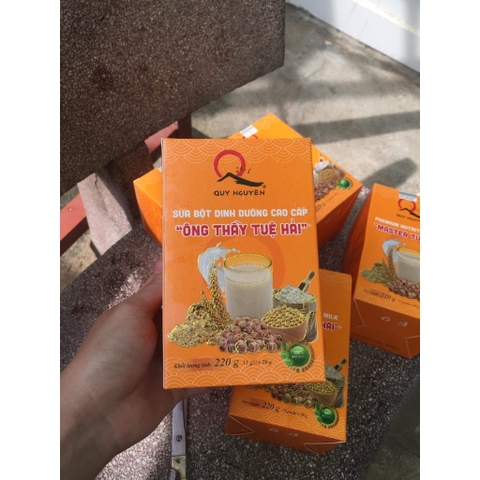 [ Thùng 12 hộp] Sữa bột dinh dưỡng cao cấp Ông Thầy Tuệ Hải hộp 220g