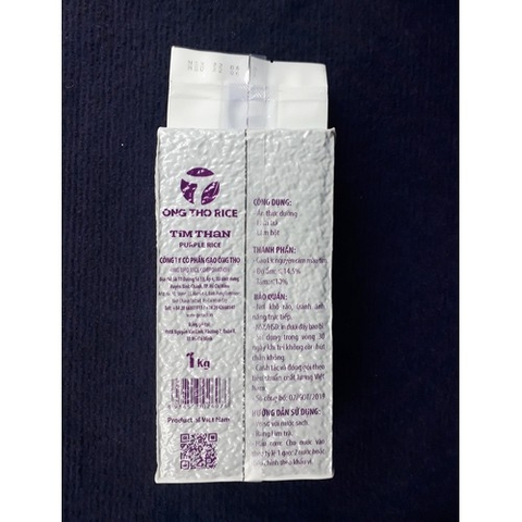 Gạo Lứt Tím Than Ông Thọ 1Kg -[Đặc sản Sóc Trăng]