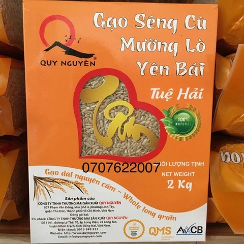 Gạo Séng Cù Mường Lò Yên Bái ( hộp 2kg )