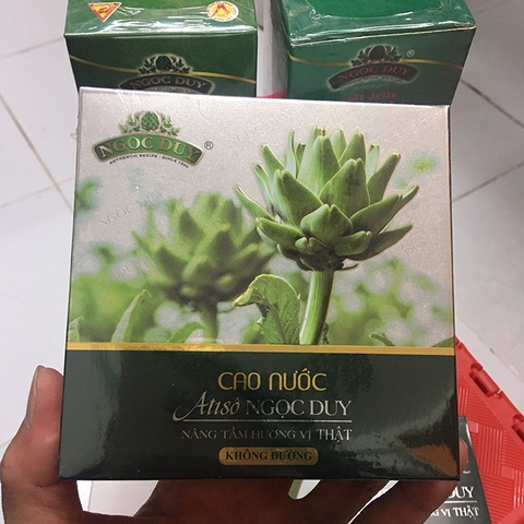 Cao nước Atiso không đường hộp 10 ống-Ngọc Duy