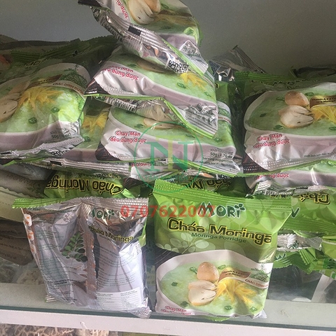 Cháo,mì ăn liền chùm ngây Moringa-chay mặn điều được