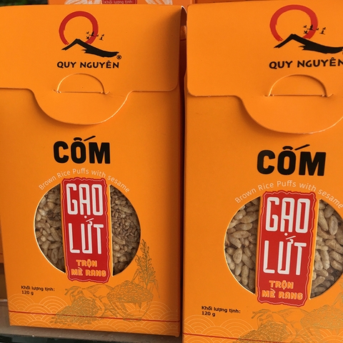 Cốm Gạo Lứt Trộn Mè Rang Quy Nguyên 120g