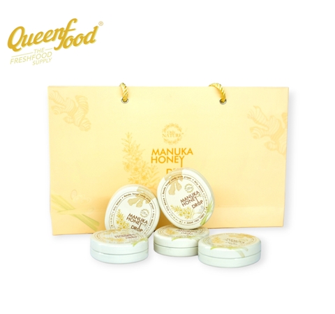 Kẹo Gừng Sả Mật Ong Manuka đường kiêng OnLy Nature (Hộp 33G x 10vien)