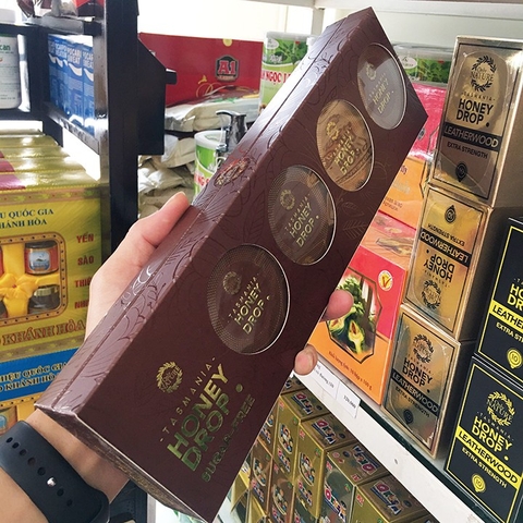 Kẹo sả mật ong Manuka kiêng đường HONEY DROP Tasmania hộp 10 viên