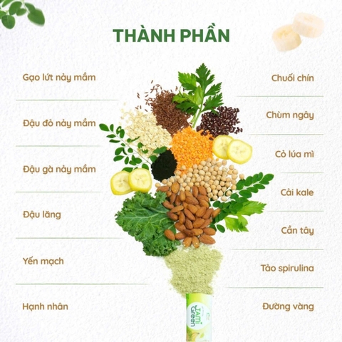 Bột ngũ cốc Tami Green giàu chất xơ – Tâm Minh Foods