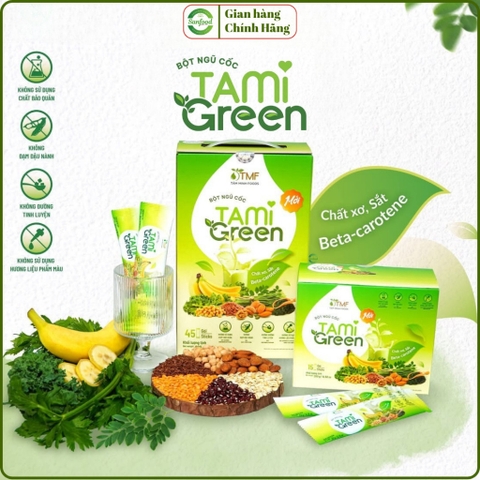 Bột ngũ cốc Tami Green giàu chất xơ – Tâm Minh Foods