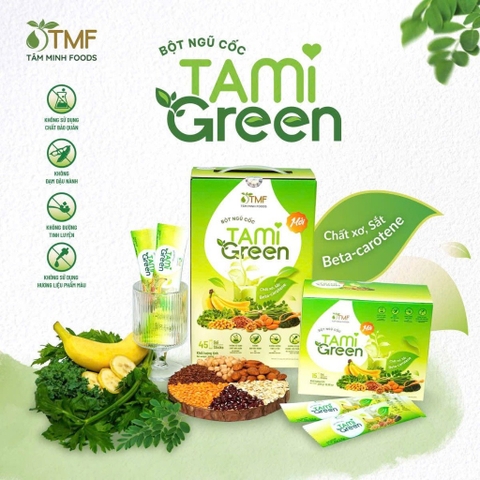 Bột ngũ cốc Tami Green giàu chất xơ – Tâm Minh Foods