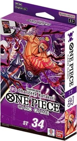 Hộp Thẻ Bài One Piece Starter Deck PURPLE Charlotte Katakuri ST-34