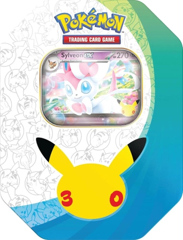 Hộp Thẻ Bài Pokemon 30th Celebration ex Tin Sylveon ex