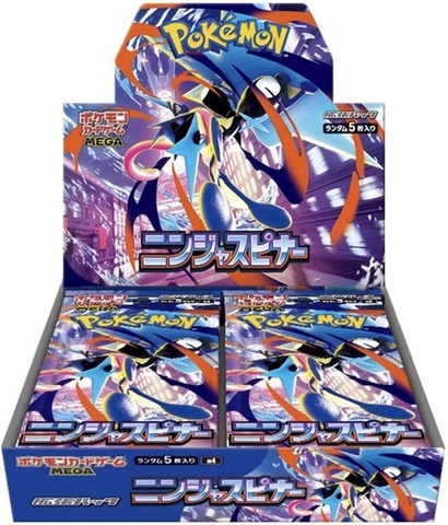 Hộp Thẻ Bài Pokemon M4 Ninja Spinner JP