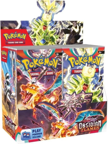 Hộp Thẻ Bài Pokemon Obsidian Flames Booster Box