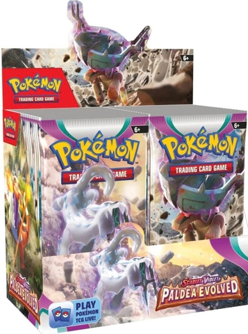 Hộp Thẻ Bài Pokemon Paldea Evolved Booster Box