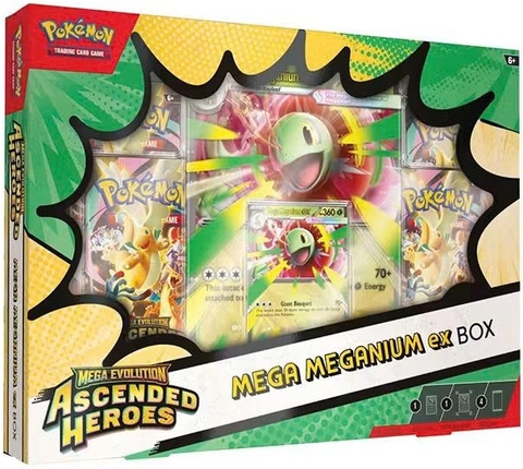 Hộp Thẻ Bài Pokemon Ascended Heroes Mega Meganium ex Box