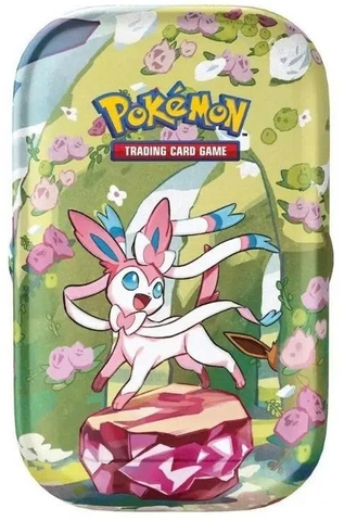 Hộp Thẻ Bài Pokemon Prismatic Evolutions Mini Tin Sylveon