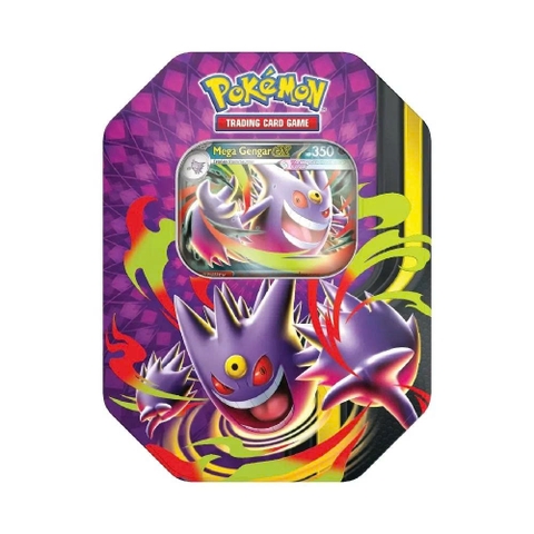 Hộp Thẻ Bài Pokemon Mega Moonlit Tin Mega Gengar ex