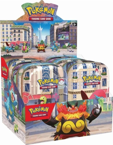 Hộp Thẻ Bài Pokemon Lumiose City Mini Tins Display