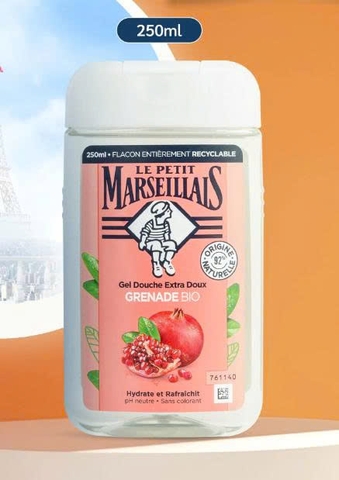 Sữa tắm Le Petit Marseillais chiết xuất hương lựu 250ml