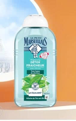 Dầu gội Le Petit Marseillais chiết xuất tinh dầu bạc hà 250ml
