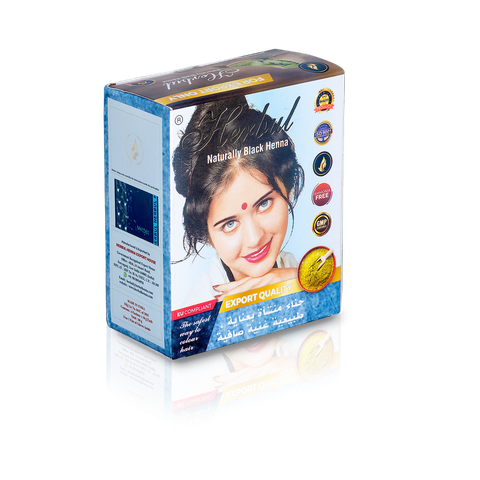 Bột nhuộm tóc thảo dược Herbul Henna màu đen tự nhiên ( Naturally Black)