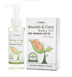 Dầu massage & chăm sóc bé Coboté 100ml (Nourish and Care Baby Oil)