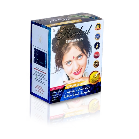 Bột nhuộm tóc thảo dược Herbul Henna màu hạt dẻ ( Chestnut)