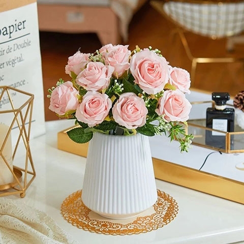 Lọ hoa decor bằng gốm decor phòng bếp
