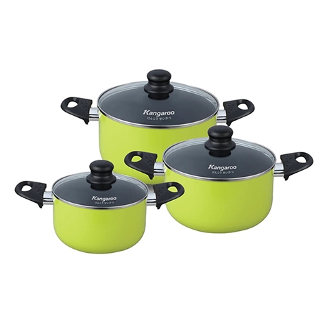 Bộ nồi nhôm Kangaroo KG993MX