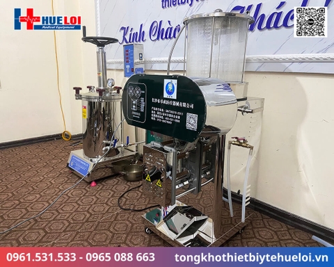 Máy sắc thuốc và đóng túi thuốc tự động | Áp suất cao | Huê Lợi