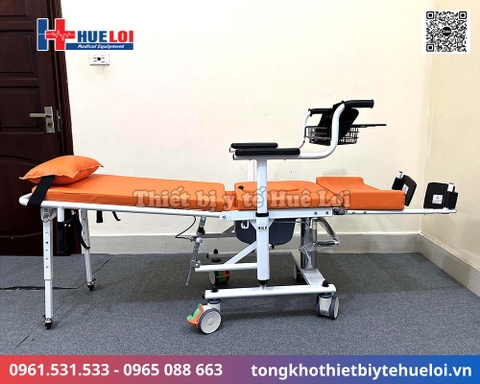 Xe lăn ngả nằm đa chức năng | Ngả phẳng 180 độ như giường