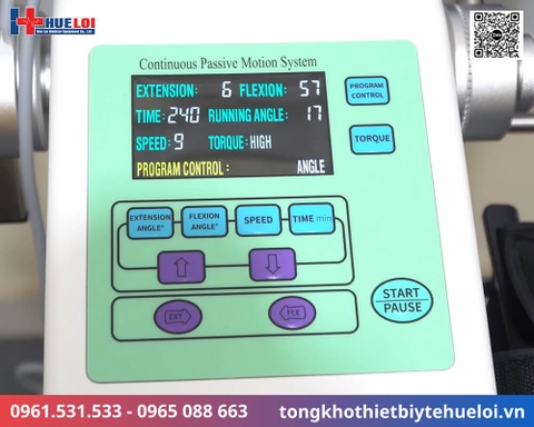 Máy CPM tập phục hồi chức năng khớp vai và khớp khuỷu