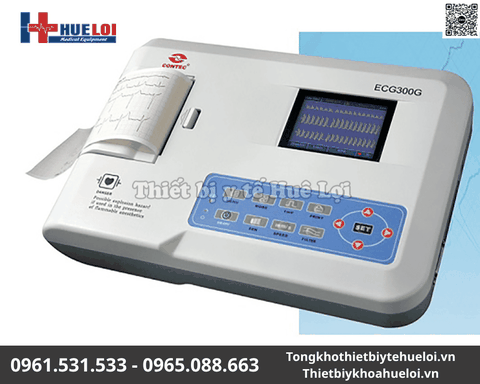 Máy điện tim 3 kênh CONTEC-300G | Công nghệ in nhiệt
