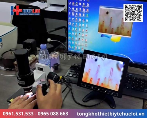 Kính hiển vi soi mạch máu DN-880 độ phóng đại 1200X | Huê Lợi