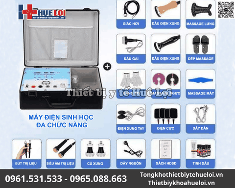 Máy Điện Sinh Học Đa Chức Năng Tích Hợp Siêu Âm Trị Liệu