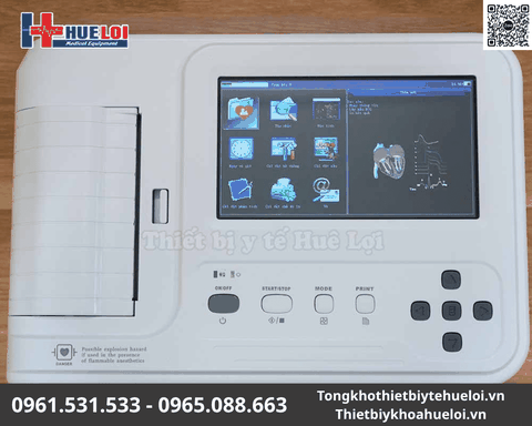 Máy điện tim 6 kênh Contec-600G | Màn hình cảm ứng