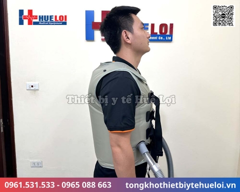 Máy vỗ rung long đờm tần số cao- Huê Lợi