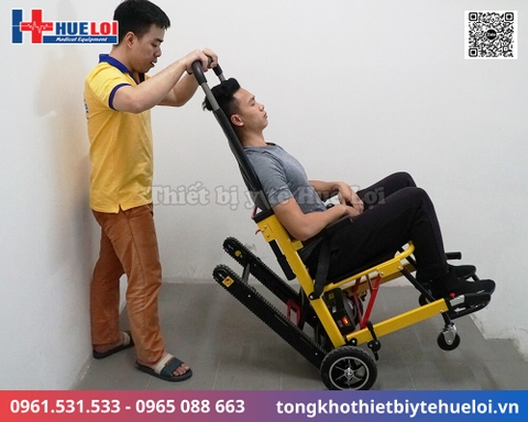 Xe lăn có chức năng leo cầu thang bằng điện | Tải trọng 150kg