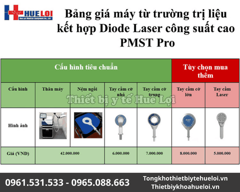 Máy Từ Trường Kết Hợp Diode Laser PMST PRO