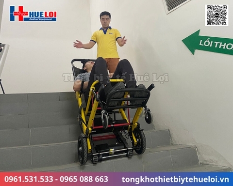 Xe lăn có chức năng leo cầu thang bằng điện | Tải trọng 150kg
