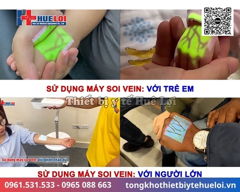 Máy tìm tĩnh mạch QV-600 | Công nghệ hồng ngoại soi vein chính xác