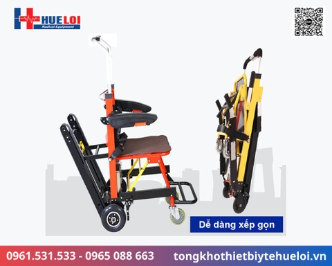 Xe lăn có chức năng leo cầu thang bằng điện | Tải trọng 150kg