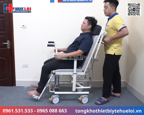 Xe lăn ngả nằm đa chức năng | Ngả phẳng 180 độ như giường