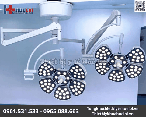 Đèn Phẫu Thuật Treo Trần 2 Nhánh LED PJLED 5/5 | Huê Lợi